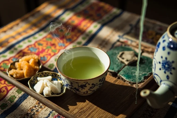 Uzbek-Style Green Tea