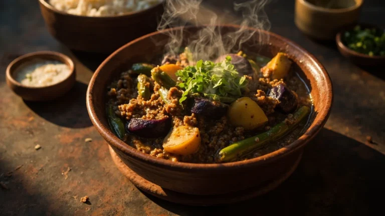 Gujarati Spiced Mixed Vegetable Stew