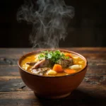 Panamanian Tripe Soup with Yuca and Plantain