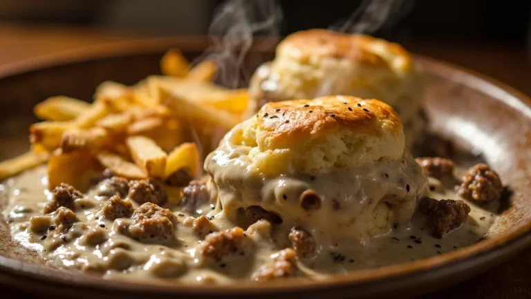 Buttermilk Biscuits and Sausage Gravy