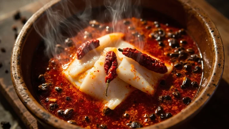 Sichuan Boiled Fish in Chili Broth