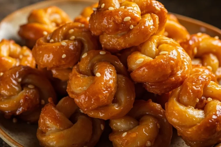 Algerian Honey Spiral Fritters