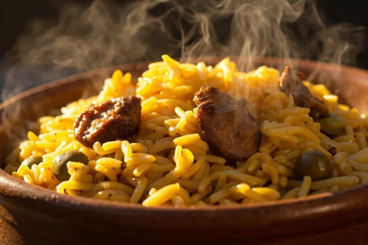 Puerto Rican Rice with Pigeon Peas