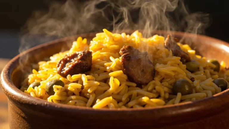 Puerto Rican Rice with Pigeon Peas