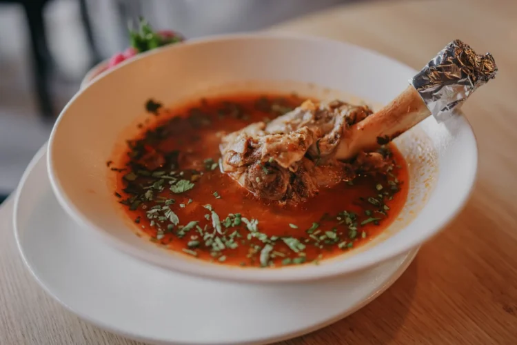 Uzbek Lamb and Vegetable Soup
