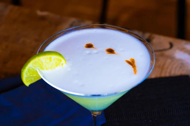 Costa Rican Guaro Sour Cocktail