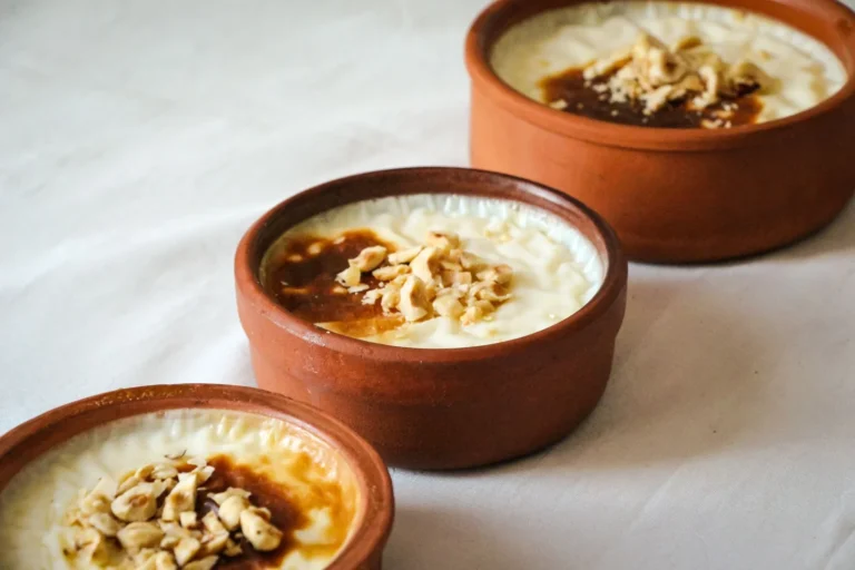 Turkish Rose Water Milk Pudding