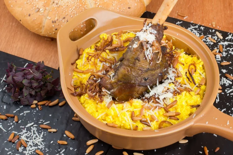 Iraqi Lamb and Flatbread Stew