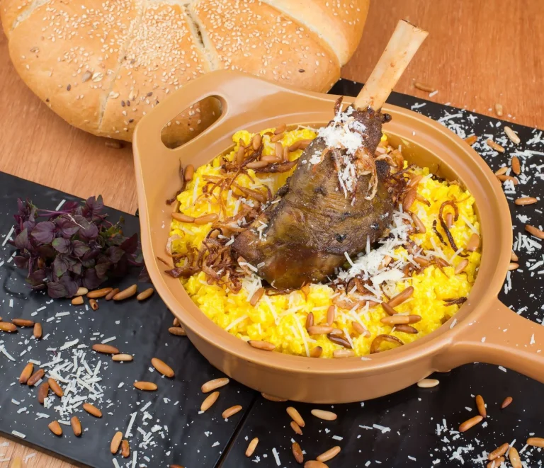 Iraqi Lamb and Flatbread Stew