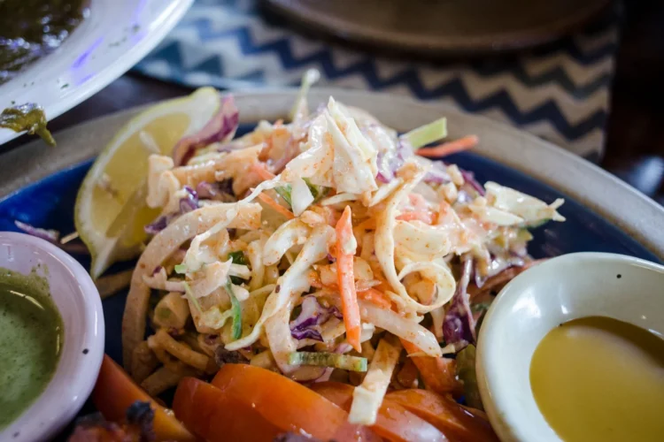 Haitian Spicy Pickled Cabbage Slaw