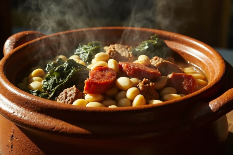 Spanish Galician Hearty Bean and Pork Stew