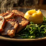 Galician Cured Ham with Turnip Greens