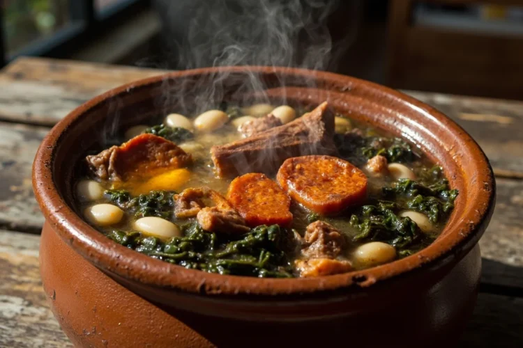 Cantabrian Mountain Stew with White Beans and Compango