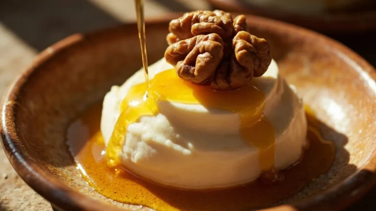Catalan Fresh Cheese with Honey and Walnuts