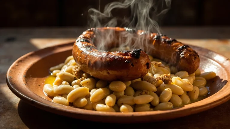 Classic Catalan White Beans and Pork Sausage