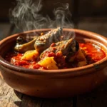 Spanish Eel Stew with Garlic and Paprika