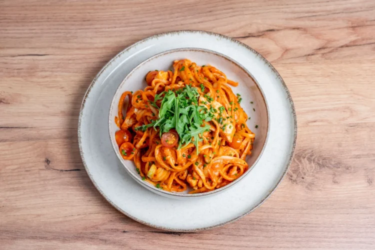 Catalan Toasted Vermicelli in Tomato Broth