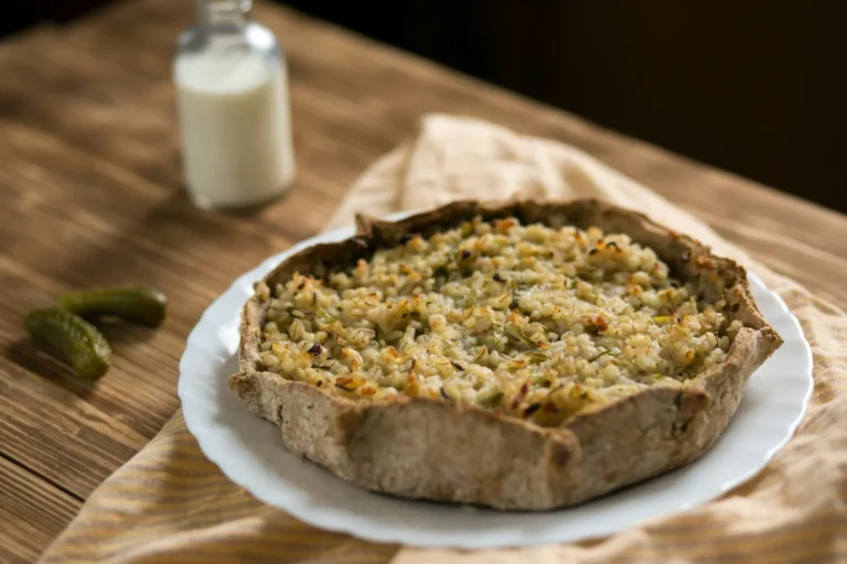 Andorran Cabbage and Potato Skillet Cake with Crispy Bacon