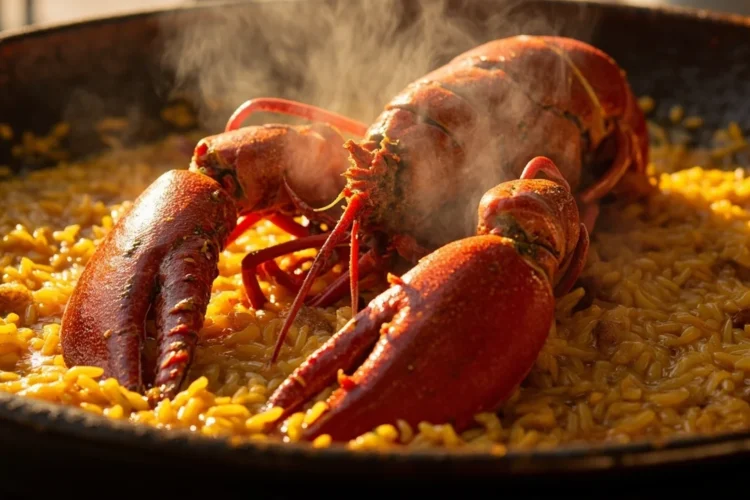 Spanish Lobster and Saffron Rice