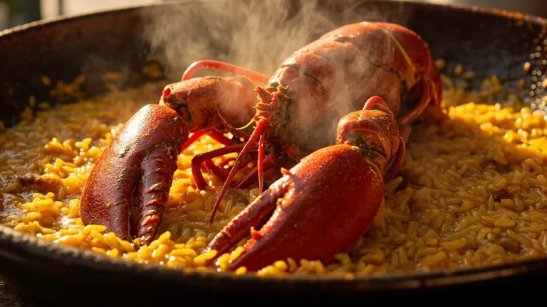 Spanish Lobster and Saffron Rice