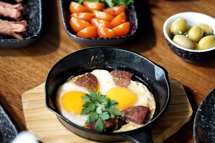 Spiced Turkish Sausage and Egg Skillet
