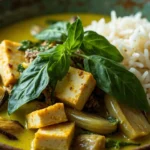 Vegan Thai Green Curry with Tofu