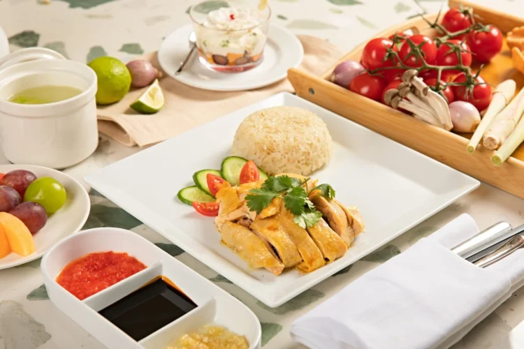 Thai-Style Poached Chicken and Rice