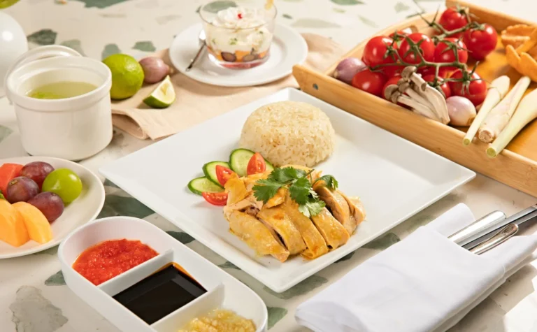 Thai-Style Poached Chicken and Rice