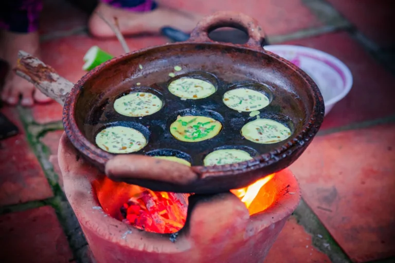 Thai Coconut Mini Pancakes with Crispy Edges