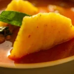 Delta-Style Starch with Palm Fruit Soup