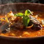 Classic Niger Delta Palm Fruit Soup with Scent Leaves