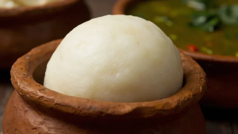 Classic Northern Nigerian Soft Rice Swallow