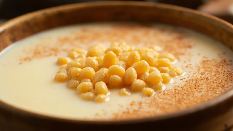 Senegalese Millet Couscous in Sweet Vanilla Milk