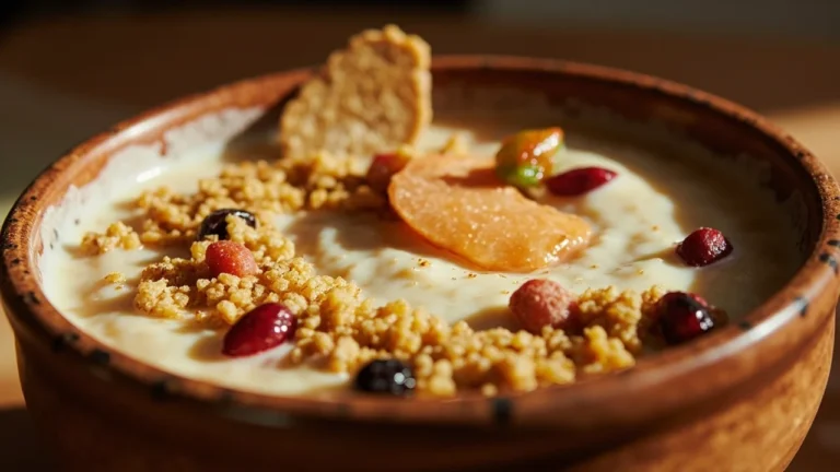 Festive Senegalese Baobab Peanut Millet Pudding