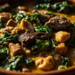 Cameroonian Wild Spinach and Peanut Stew