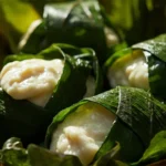 Fijian Coconut Cream Taro Leaf Parcels