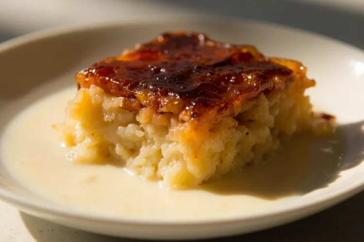 Fijian Cassava Coconut Pudding