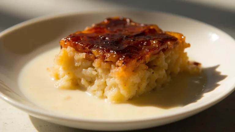 Fijian Cassava Coconut Pudding